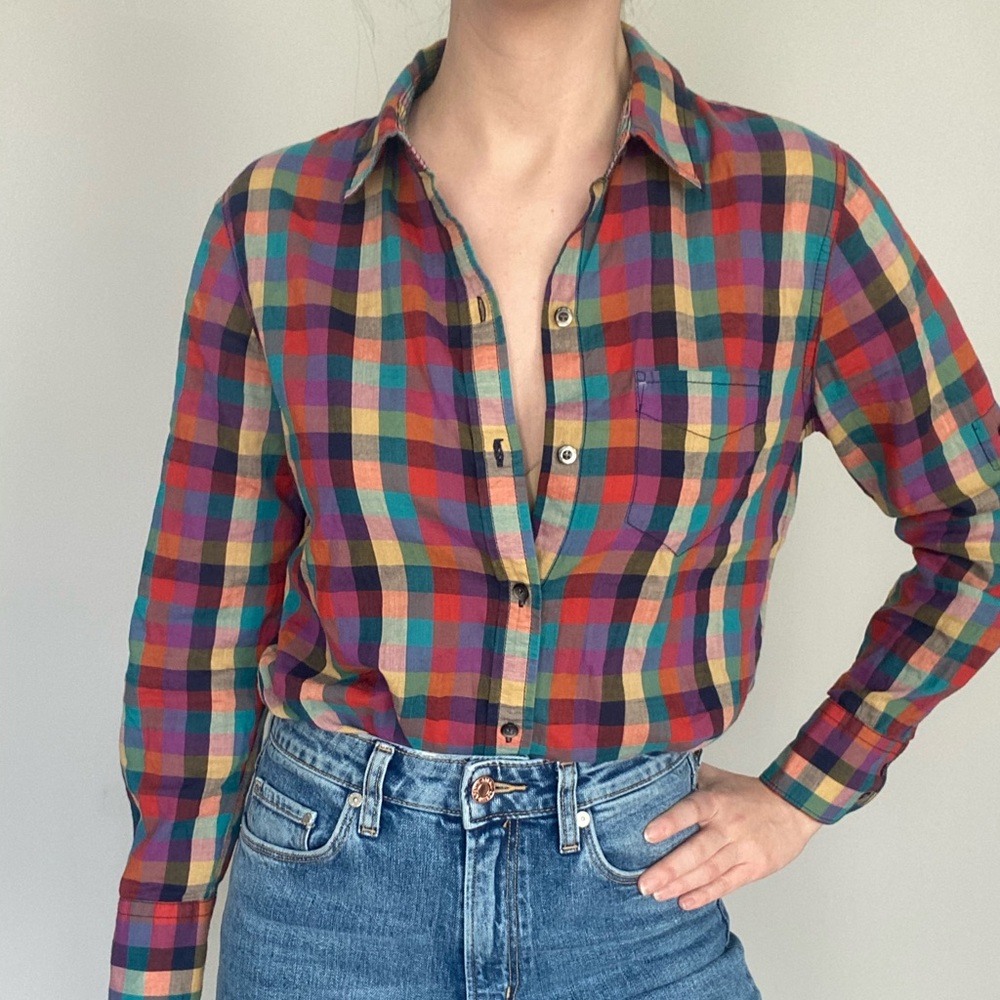 Madewell Plaid Button Down Shirt